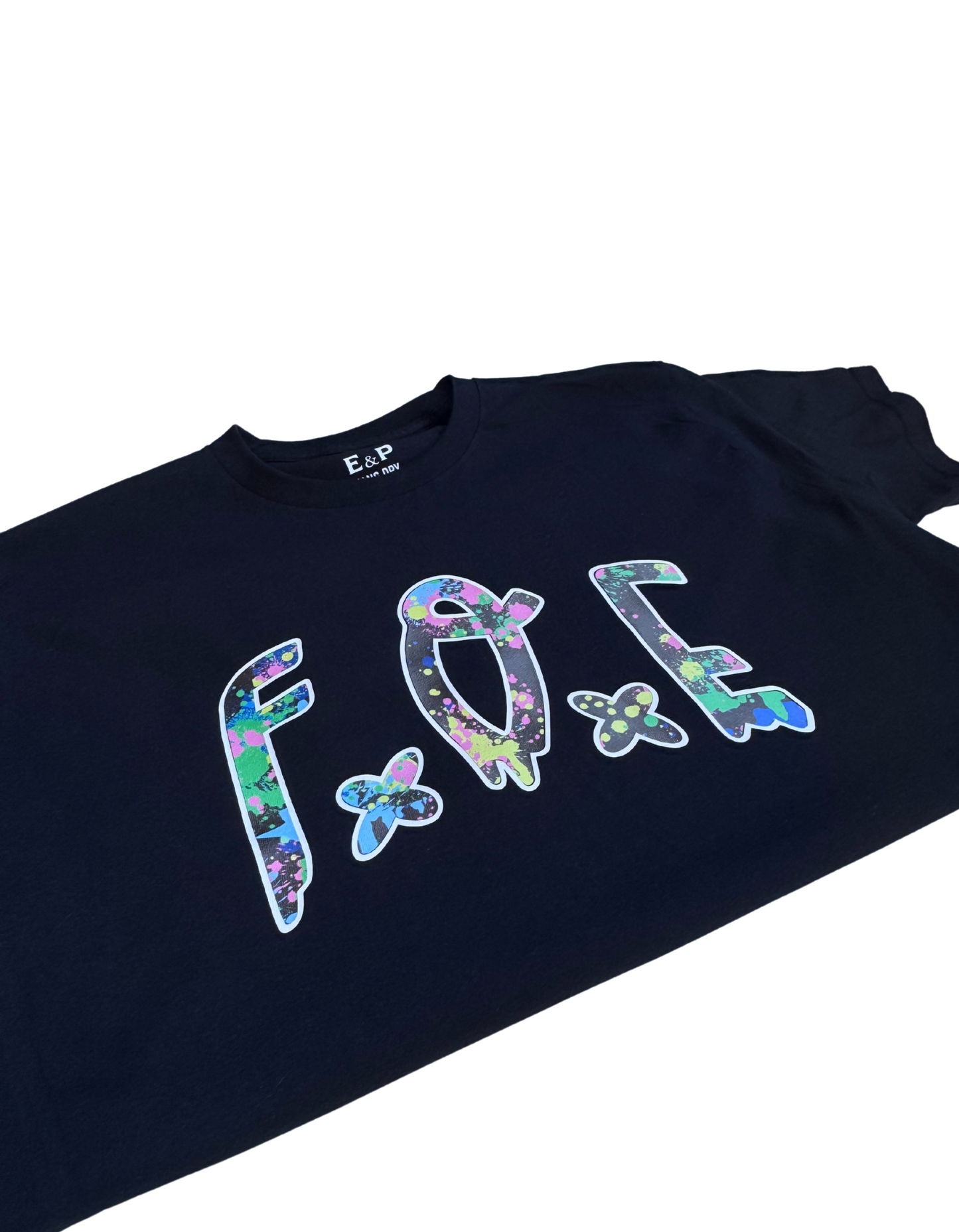 Evolve & Prosper “F.O.E” Tee – Neon Splash Colorway